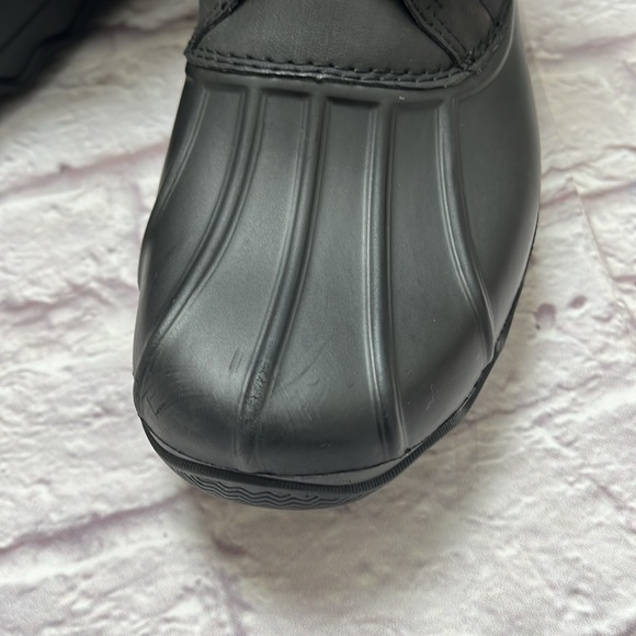 Men’s Sperry Top-Sider Memory Foam black boots waterproof - Picture 2 of 7